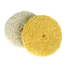 7" White/Yellow Wool Buffing Pad Lamb Wool Polishing Wheel